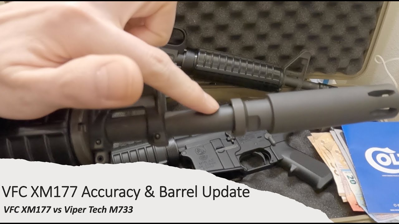 VFC xm177 vs Viper Tech m733 accuracy and barrel update