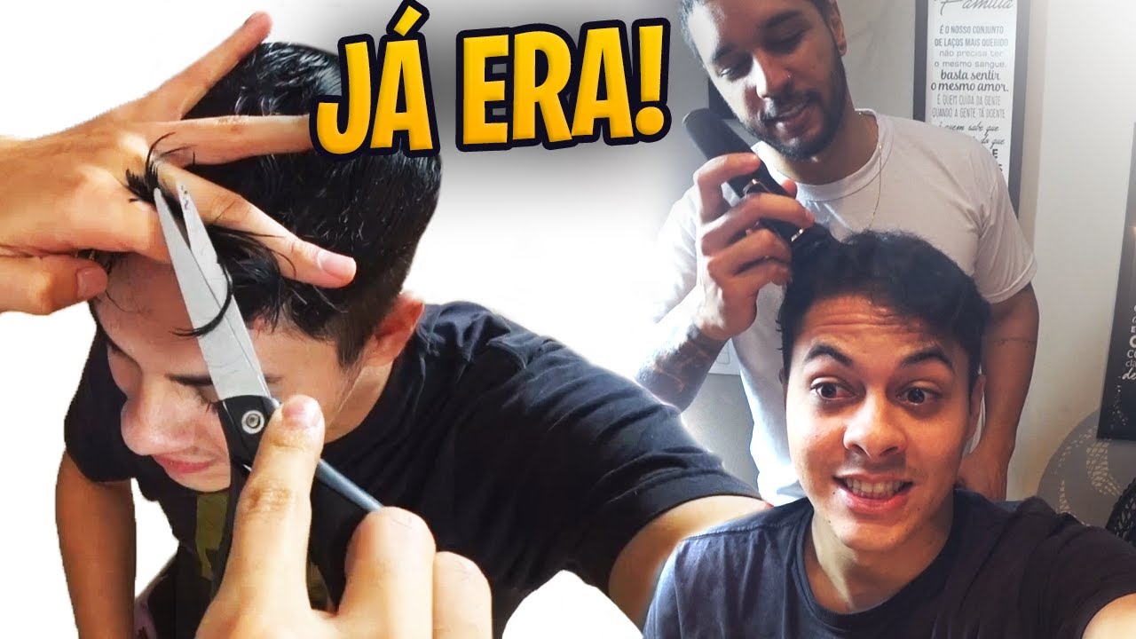 RASPEI O CABELO DO MEU EDITOR!!! (ELE FICOU EM CHOQUE)