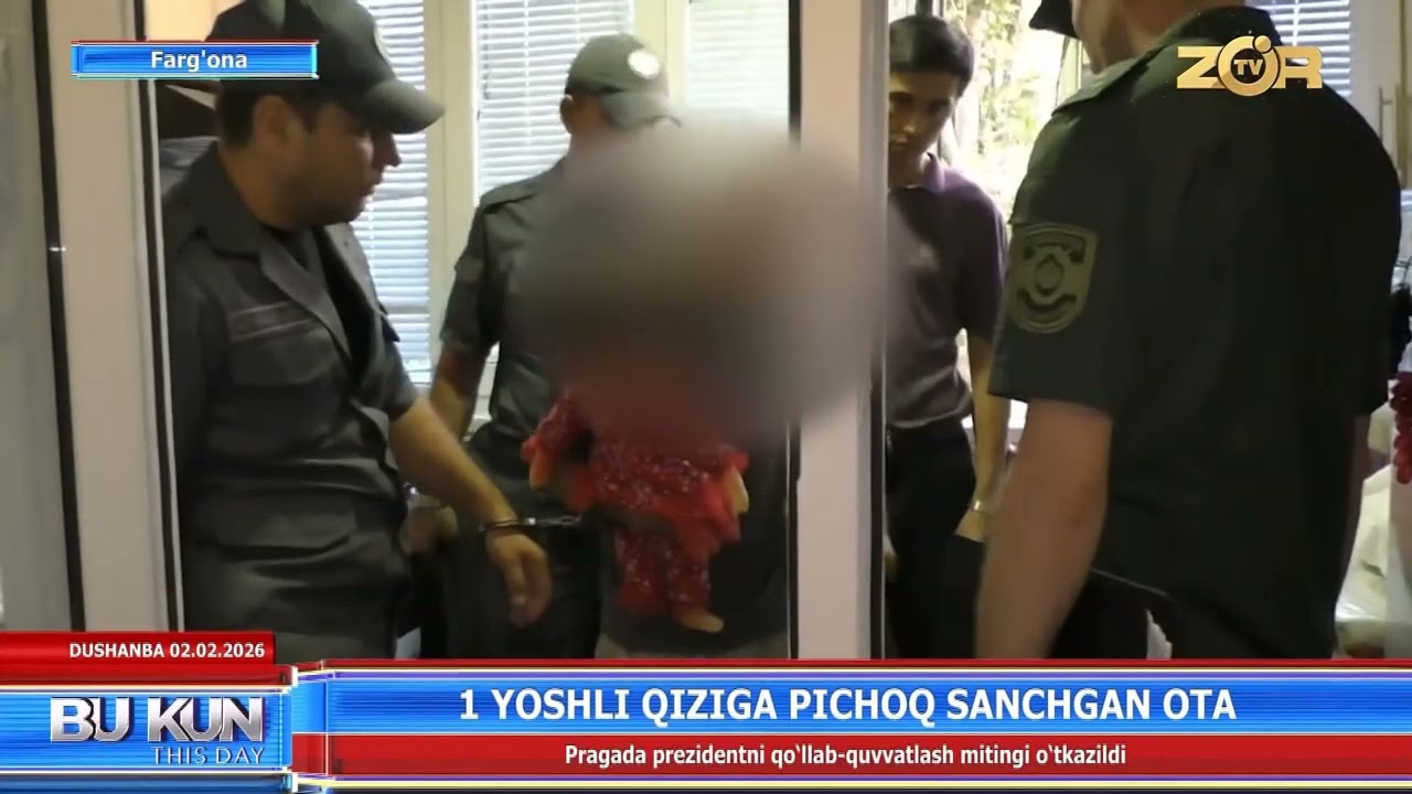 1 yoshli qizga pichoq sanchgan ota (Fargʻona)