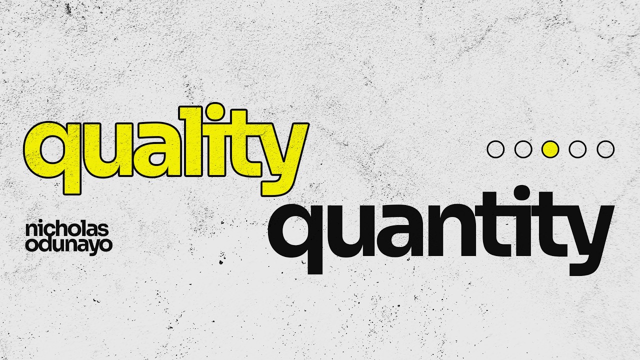Quality over Quantity