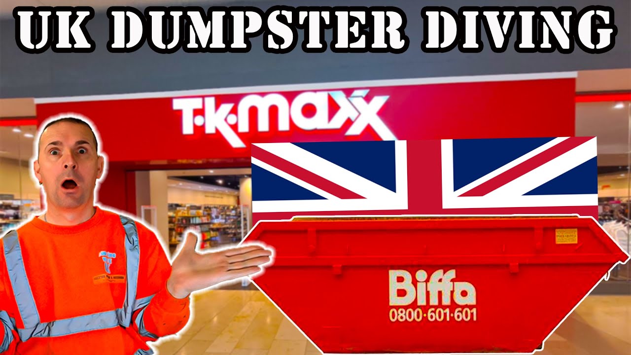 DUMPSTER DIVING AT UK RETAIL PARKS LETS SEE WHAT WE CAN FIND.