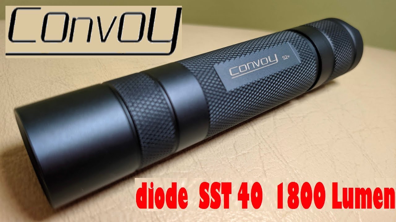 Самый мощный Convoy s2+ на диоде SST40