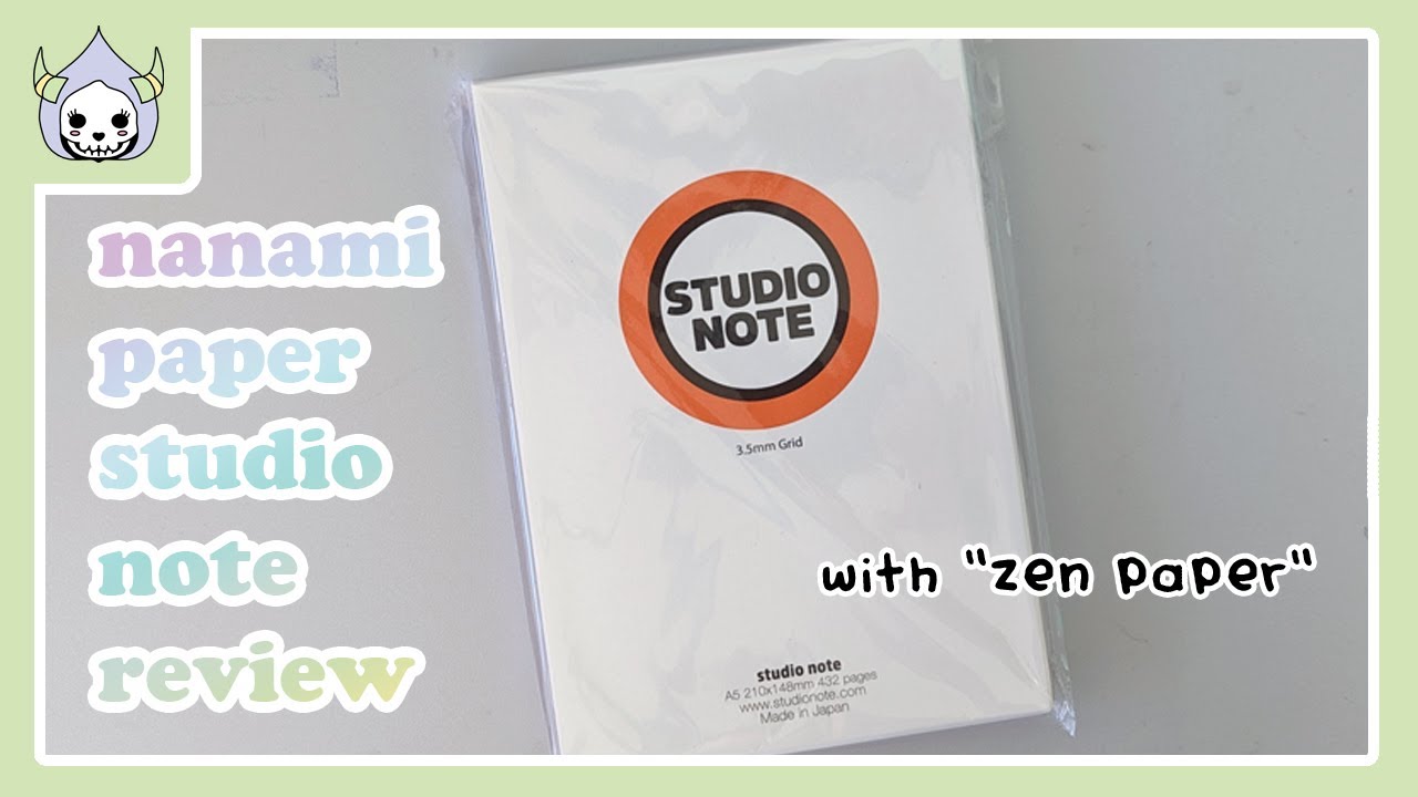 Nanami Paper Studio Note Review ~ How well does "Zen Paper" hold up to fountain pens, stamps, & more