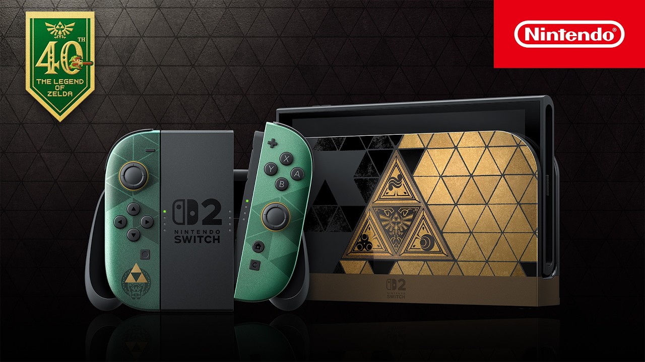 Nintendo Switch 2 The Legend of Zelda 40th Anniversary Edition &ndash; available 29th October