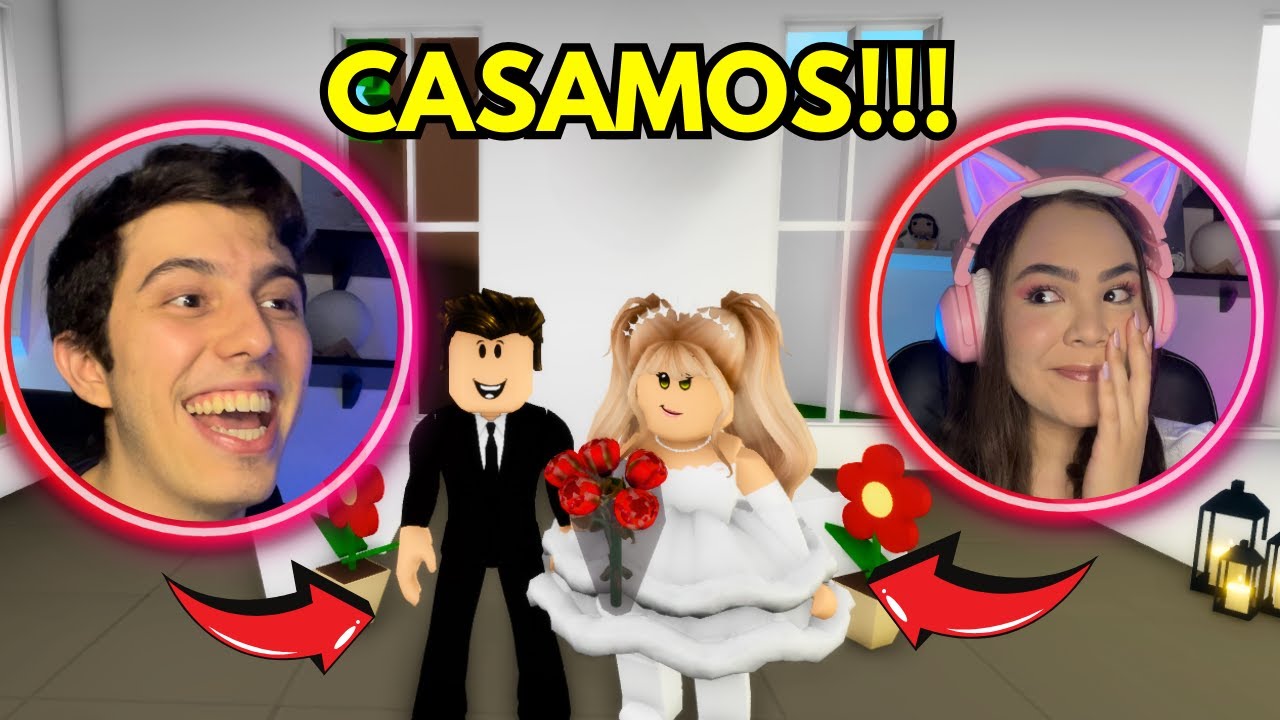 EU e a VICK BARBOSA CASAMOS no BROOKHAVEN! - ROBLOX​ - Feat: 