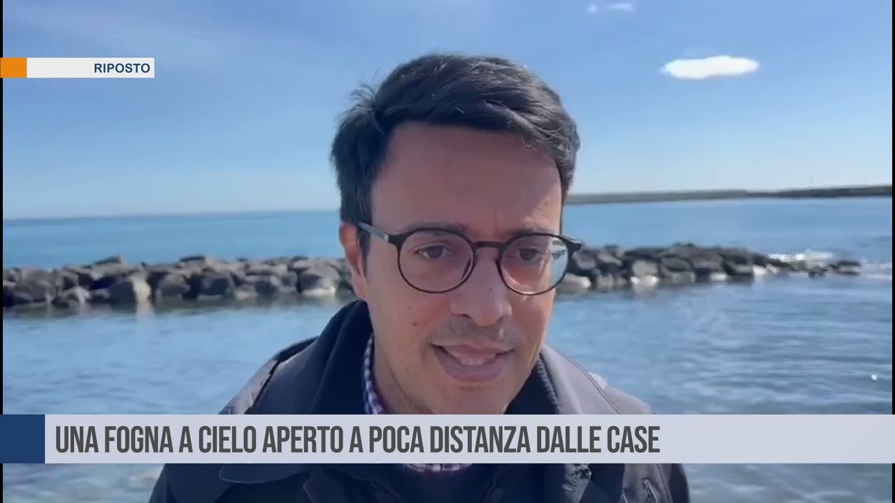 RIPOSTO. Una fogna a cielo aperto a poca distanza dalle case