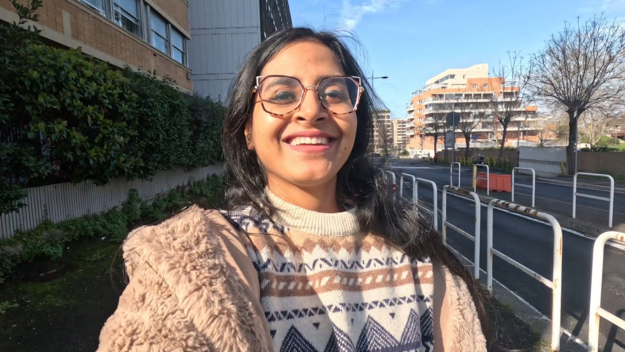A Day in Rome: Exploring the Colosseum, Church, and Healthy Food | Indian in Italy 🇮🇹