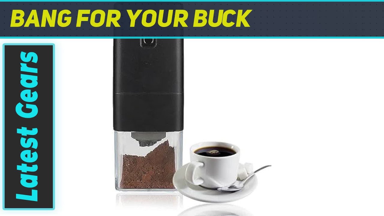 VALAPORE Portable Electric Burr Coffee Grinder - The Best Companion for Coffee Lovers on the