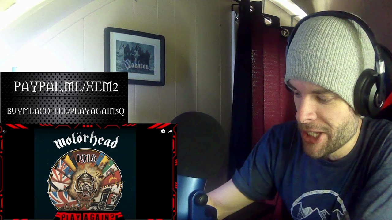 Motorhead - 1916 (First Time Reaction)