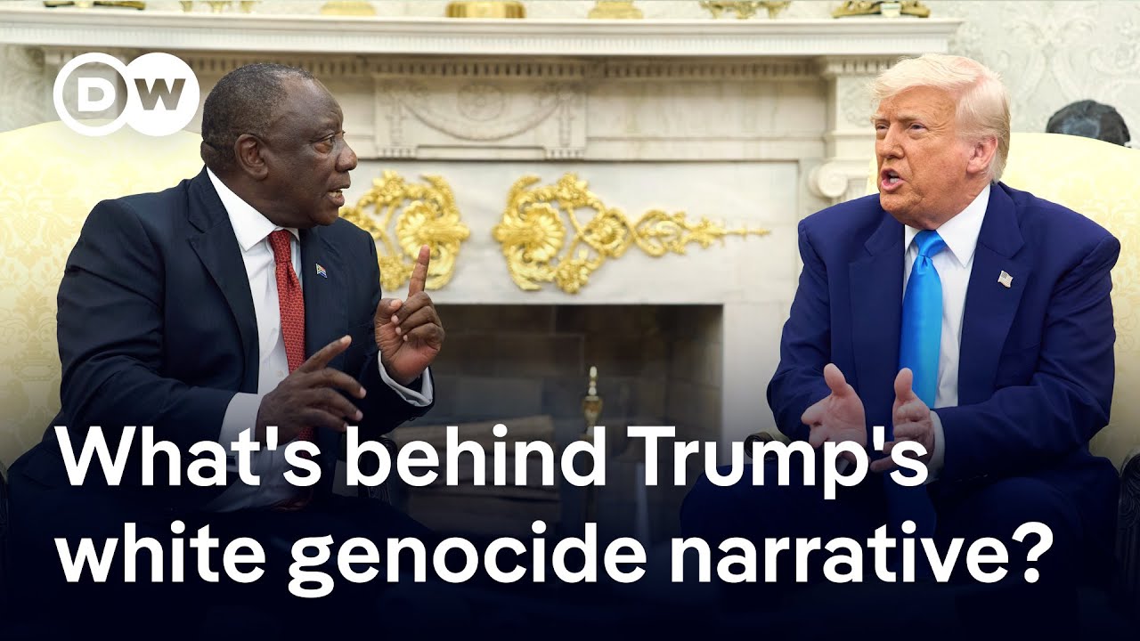 Where's Trump going with his ‘white genocide’ in South Africa claims? | DW News