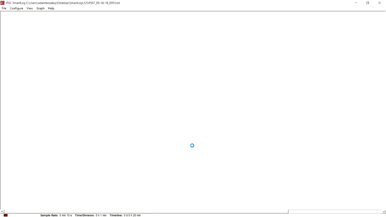 Opening An Existing Log File in SmartLog