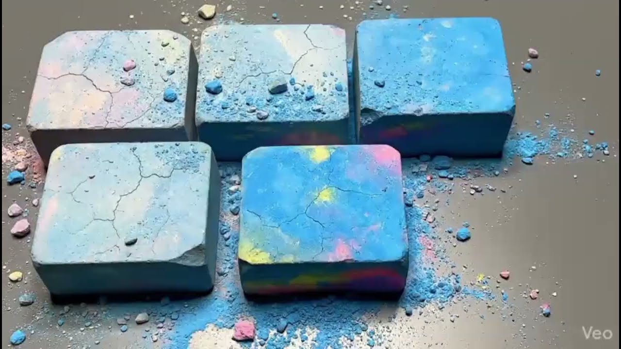 Multiple colors blocks pigment chalk Crushing 💕