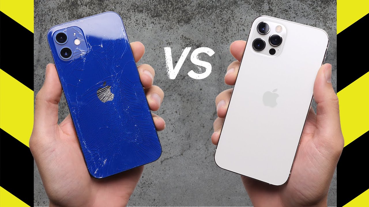 Тест на падение iPhone 12 и iPhone 12 Pro!