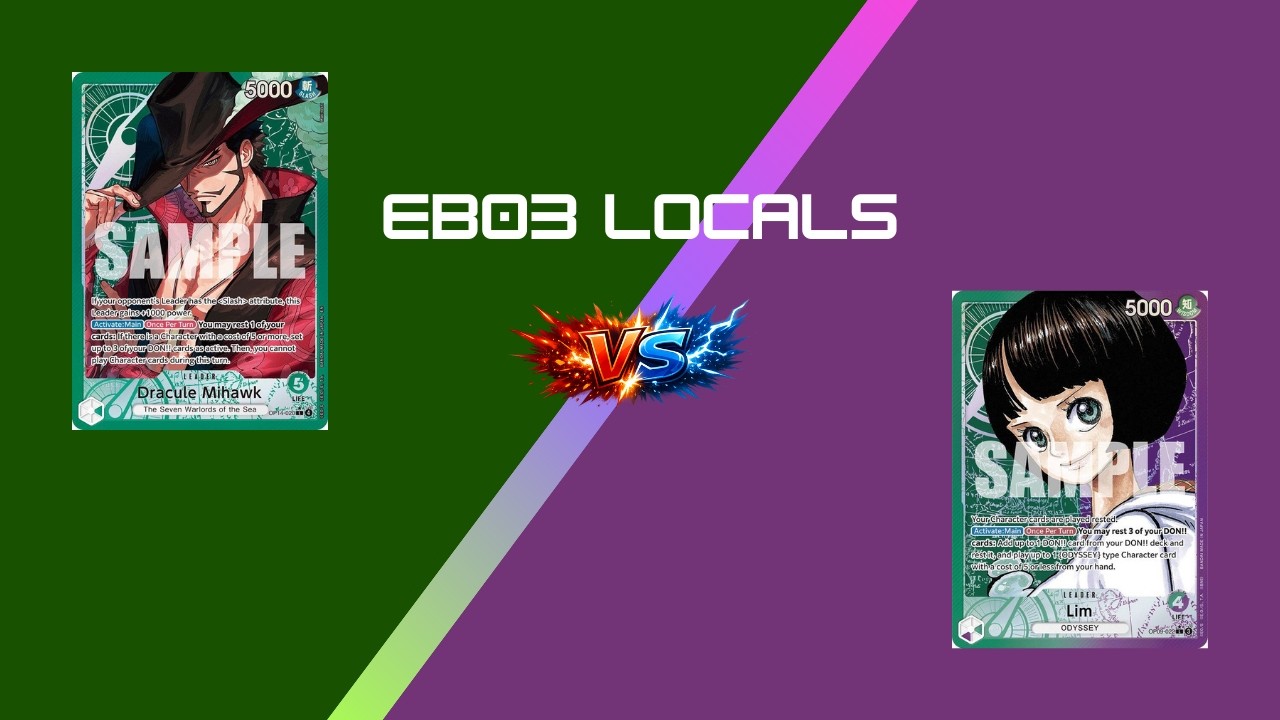 [EB03] OPTCG POV: Mihawk vs GP Lim | Round 1 | Locals |