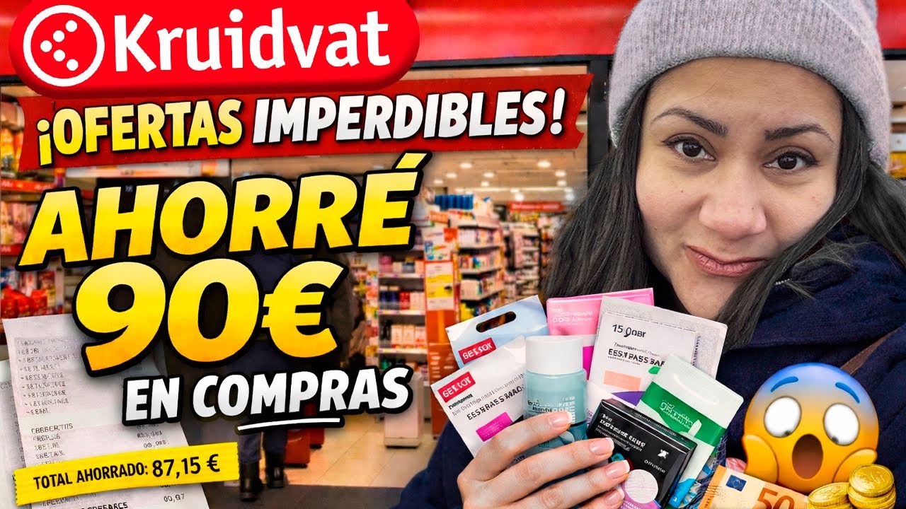 AHORRÉ 90€ en Kruidvat 🇳🇱 | Compras y ofertas reales en Holanda