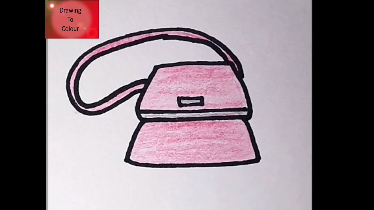 How To Draw a Handbag | Purse Drawing @DrawingToColour