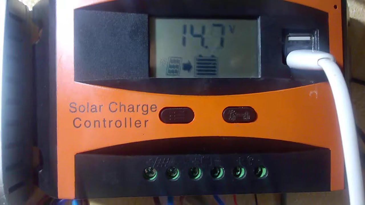 شرح برمجة منظم الطاقة الشمسية نوع SOLAR CHARGE CONTROLLER