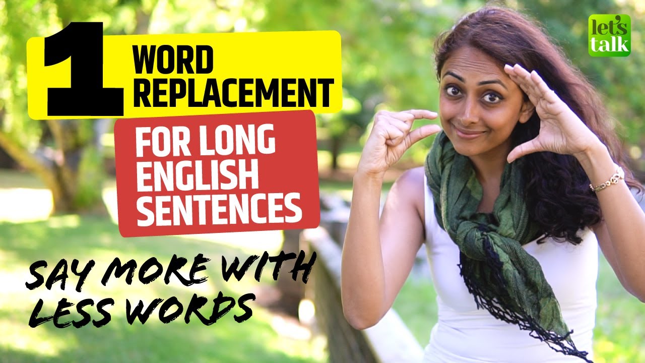 ☝️ Word Replacement For Long English Sentences In Daily Conversations | Advanced English Vocabulary