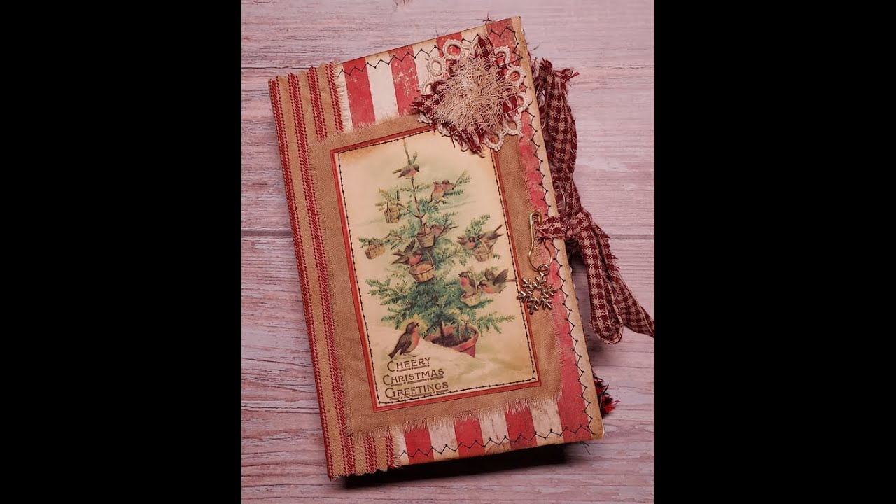 Memories by the Tree, a Christmas Family Keepsake Junk Journal SOLD