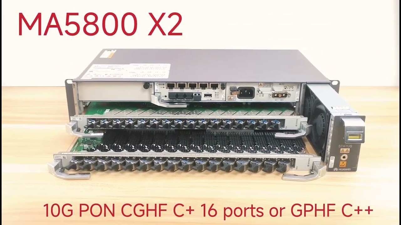 #huawei  #OLT #MA5800 X2. Unlock to Support thirdparty ONU.