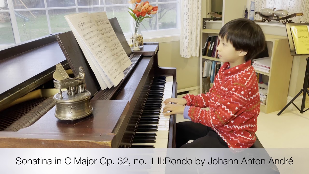 Sonatina in C Major, op. 34, no. 1 II:Rondo By Johann Anton André (RCM4)