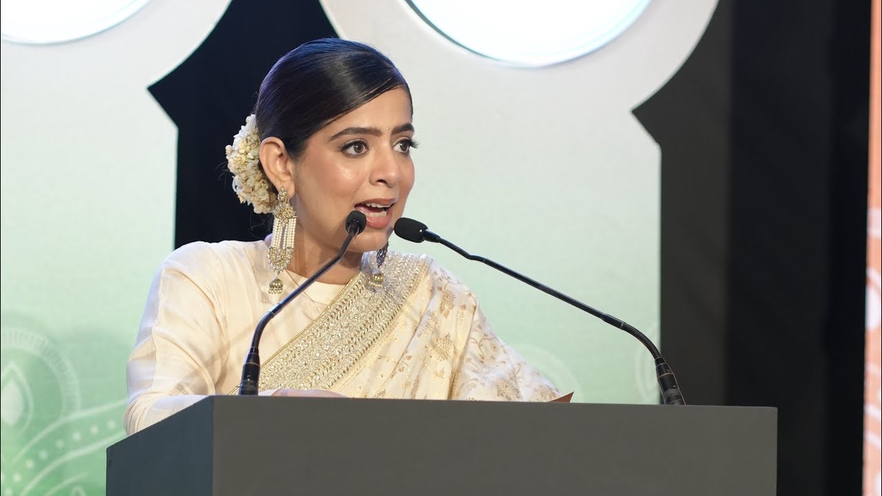 MANVI KHILNANI HOSTING AROHANA 2025 - Deloitte’s government flagship event 