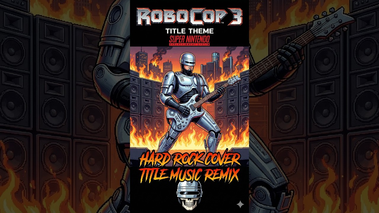 RoboCop 3 (SNES) - Title Theme | Hard Rock Cover