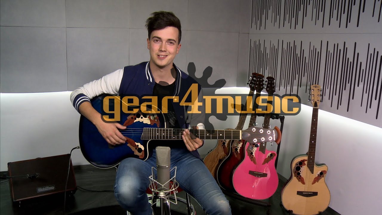 Электроакустическая гитара Deluxe Roundback от Gear4music