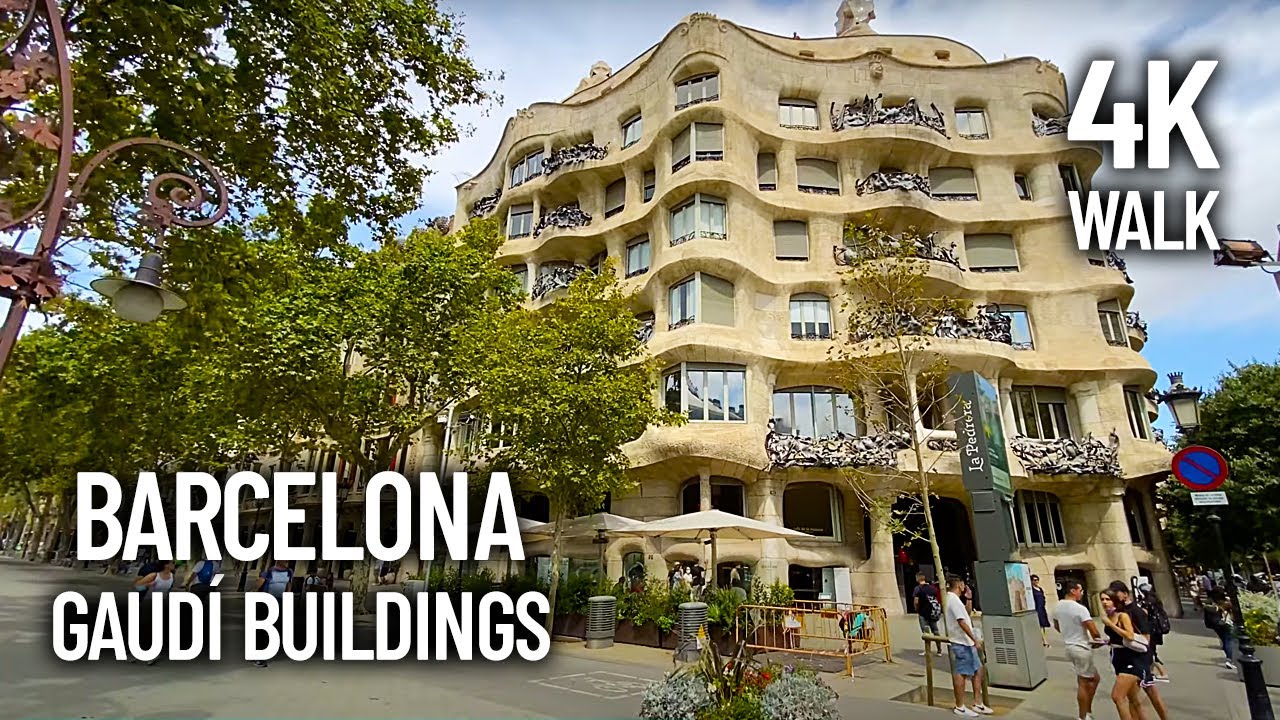 Spain Barcelona - Antoni Gaudi’s Buildings