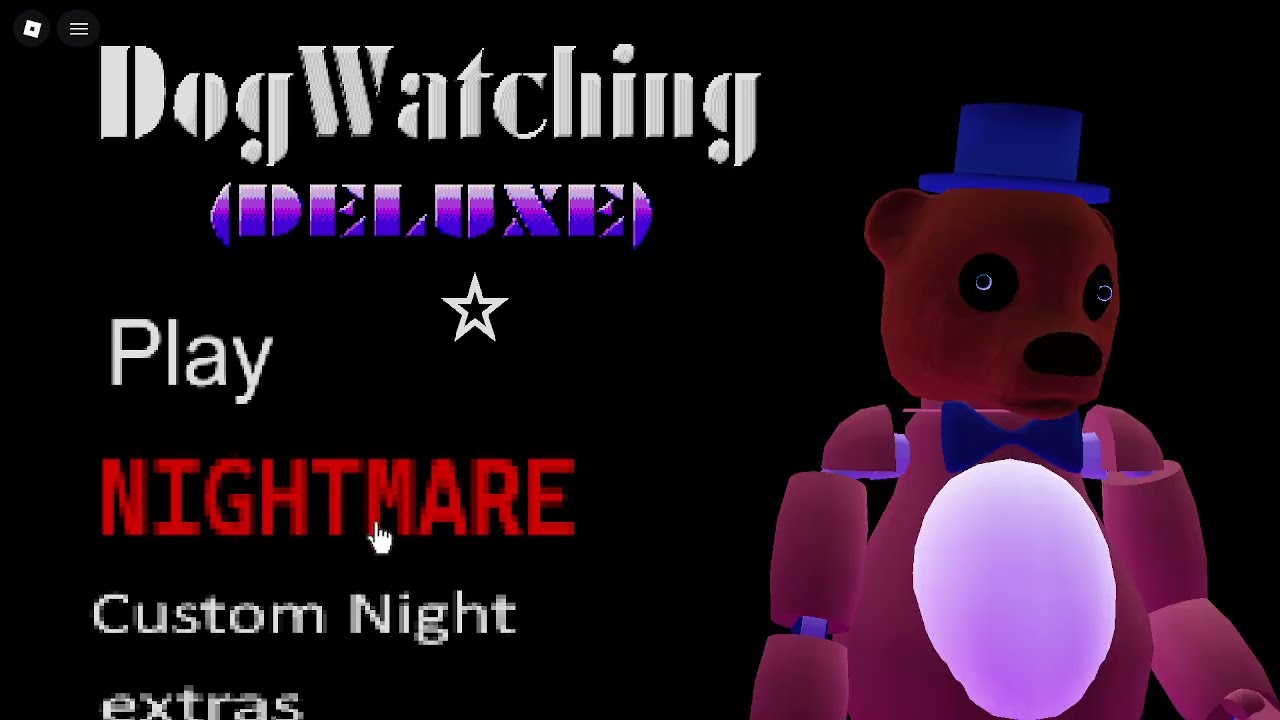 Dogwatching Deluxe - Night 1 (Roblox)