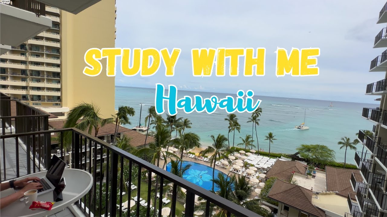 📚 Study with me in Hawaii | LoFi music