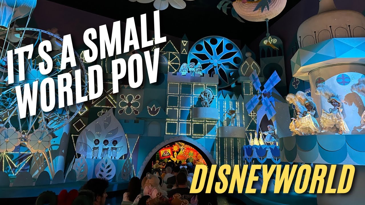 It's a Small World - Let's take a ride in this wonderful attraction in 4K - 2025 POV @disney