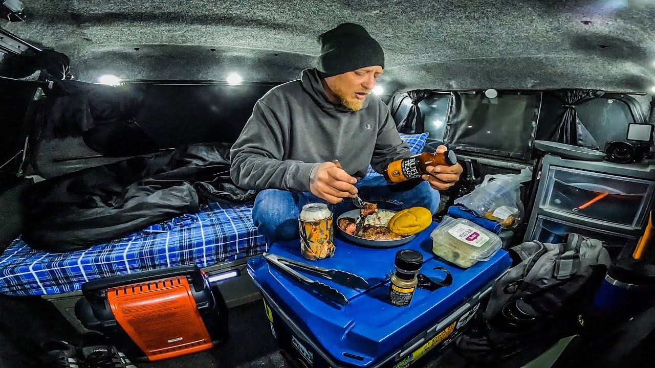 Spicy Water & A Saucy Steak - Solo Truck Camping
