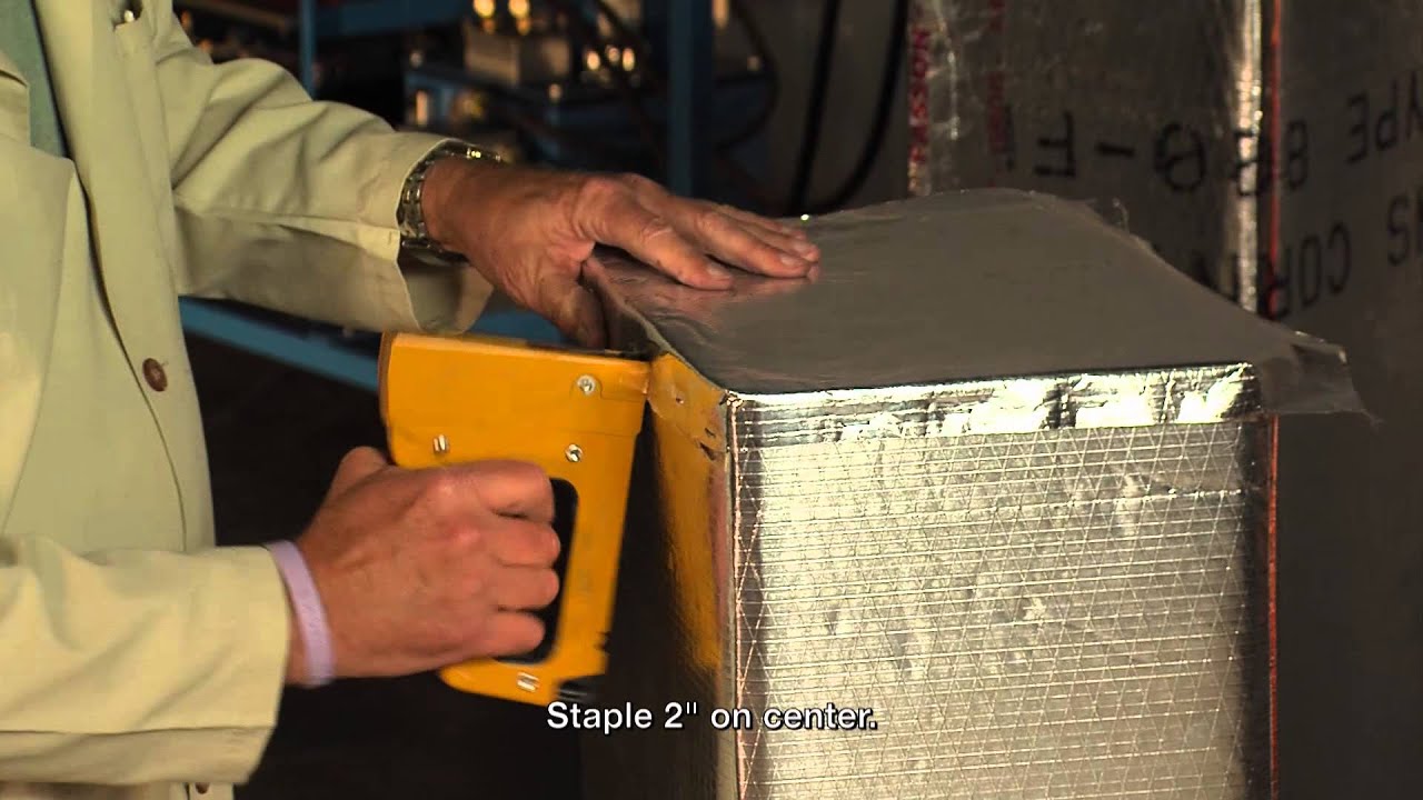 Fiber Glass Duct:  End Caps with Staple Flaps (19/22)
