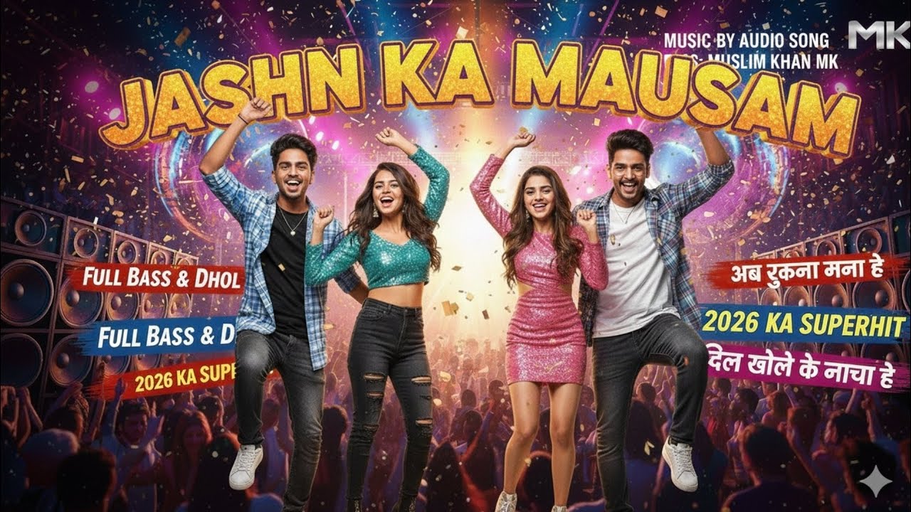 Jashn Ka Mausam - Official Party Anthem 2026 | Muslim Khan MK | New Hindi Dance Song /audio allbam 
