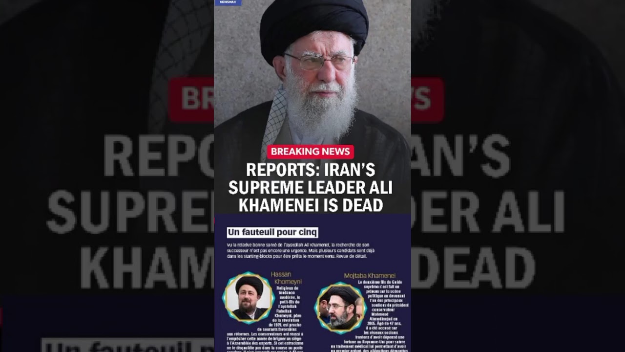L'Iran confirme la mort du guide suprême Alerte Partagez l'information ( EN POULAR )