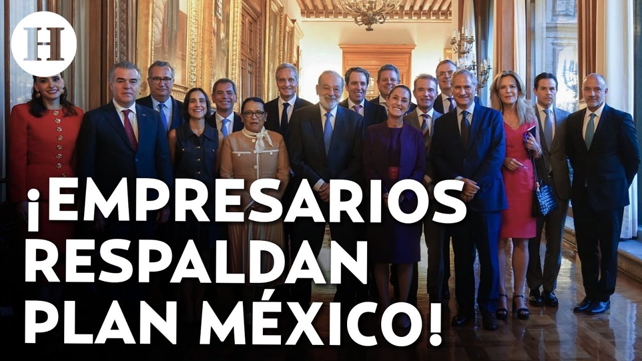 ¿Qué se habló en Palacio Nacional? Claudia Sheinbaum se reunió con empresarios por Plan México