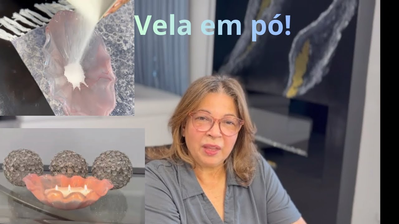 Vela em pó! Cheiro de casa de rico!!