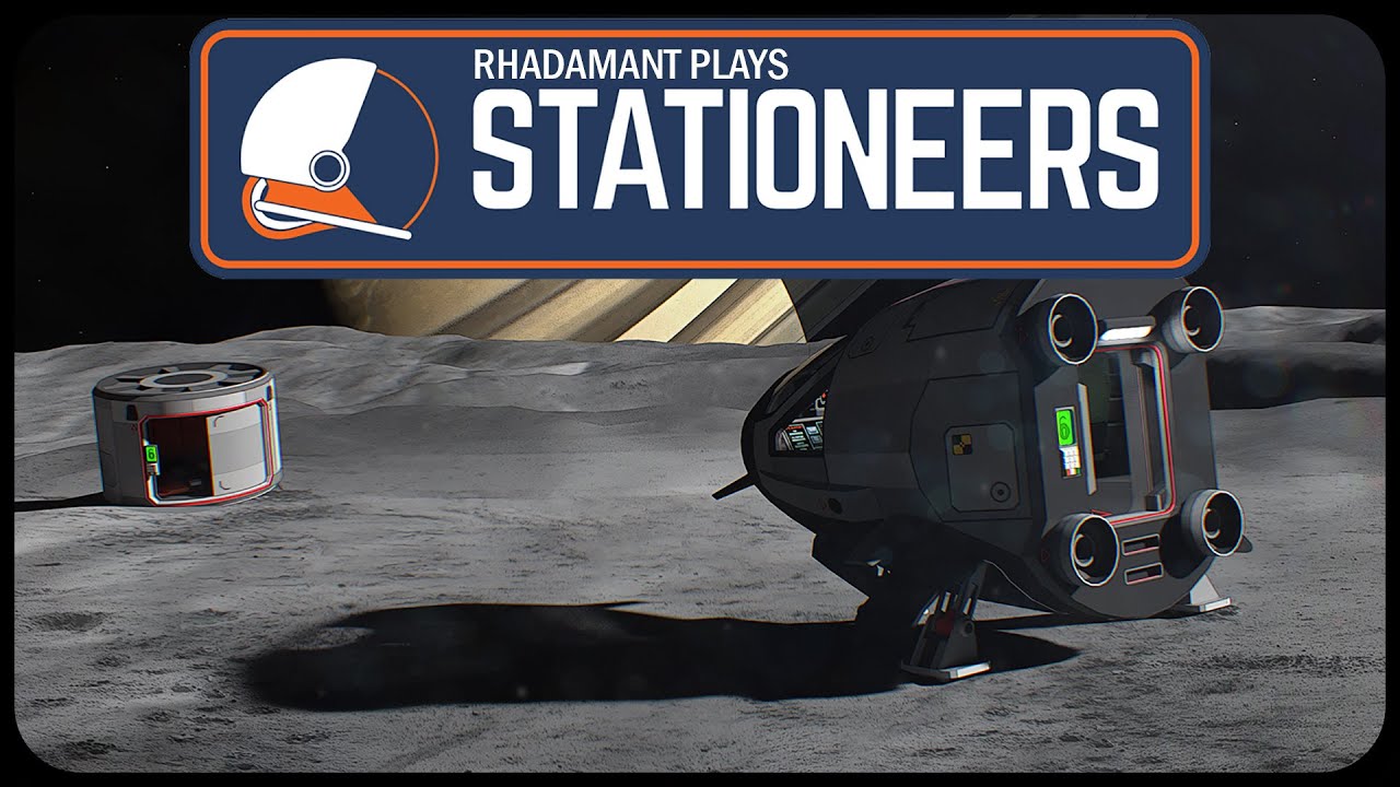 Crashlanding on a moon of Saturn with Almost no Supplies, Goal? Thrive in Stationeers!