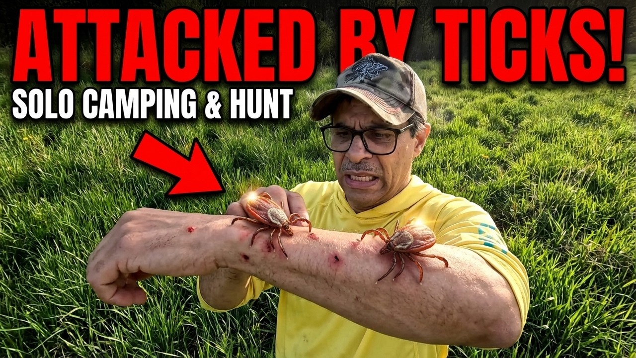 Attacked by Tick on My Solo Camping and Turkey Hunt