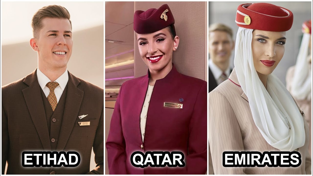 В какой авиакомпании вам стоит работать? Бортпроводники Etihad | Qatar | Сравнение Emirates