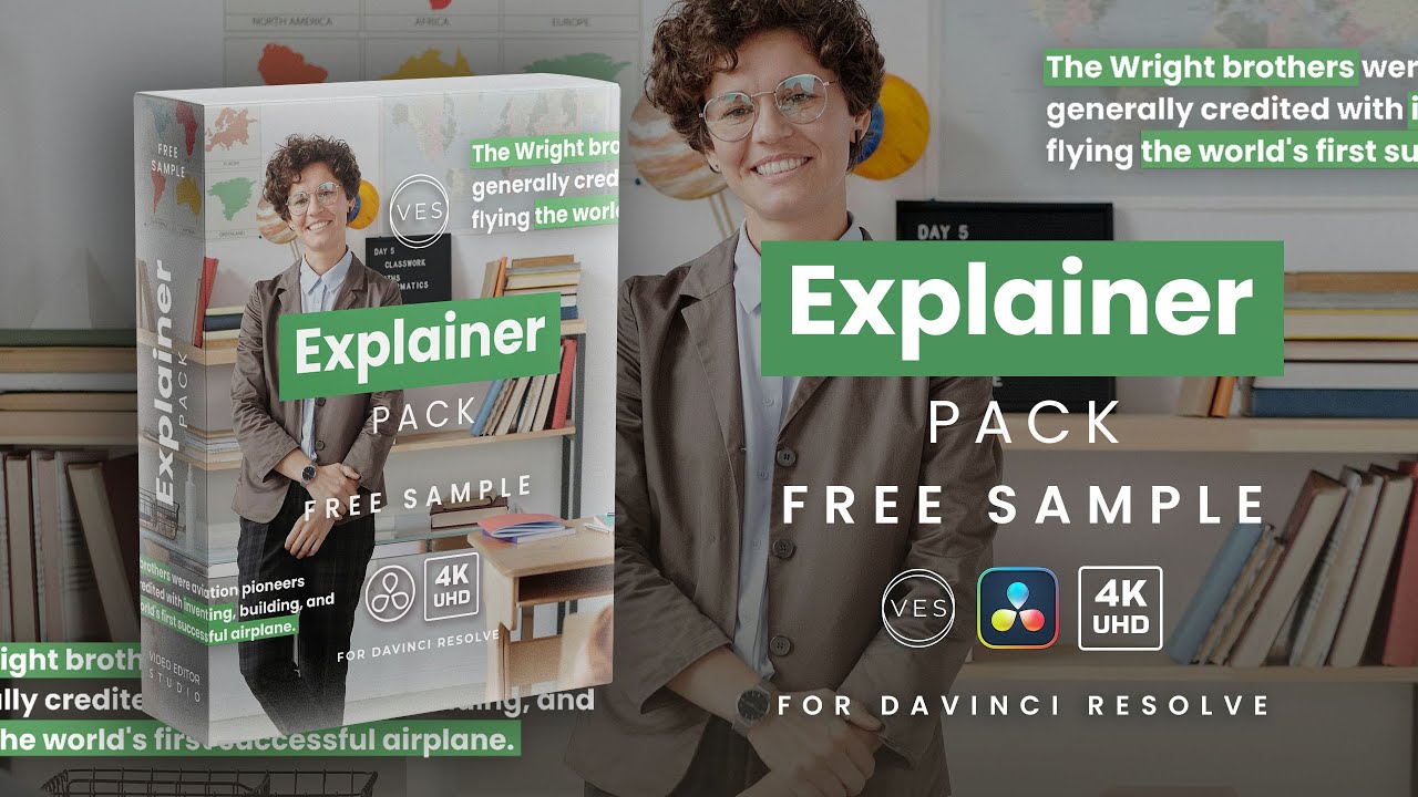 Заголовок для Davinci Resolve с выделенными абзацами