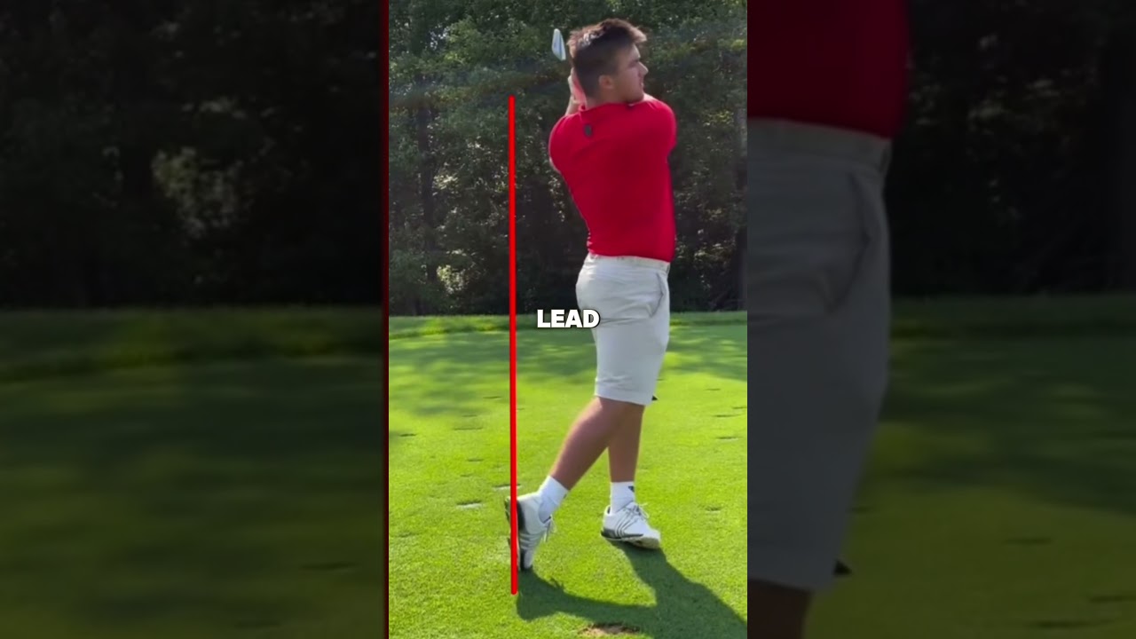 Ludvig Aberg and Chris Gotterup Hip movement comparison #golfcoach #golf #golfreaction