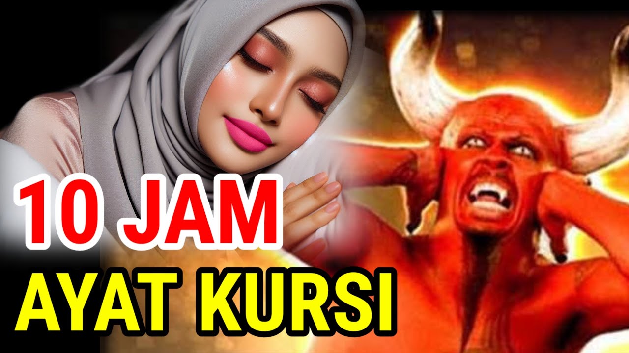 ayat kursi pengusir setan dan jin || ayat kursi pengantar tidur, penenang hati dan pikiran 