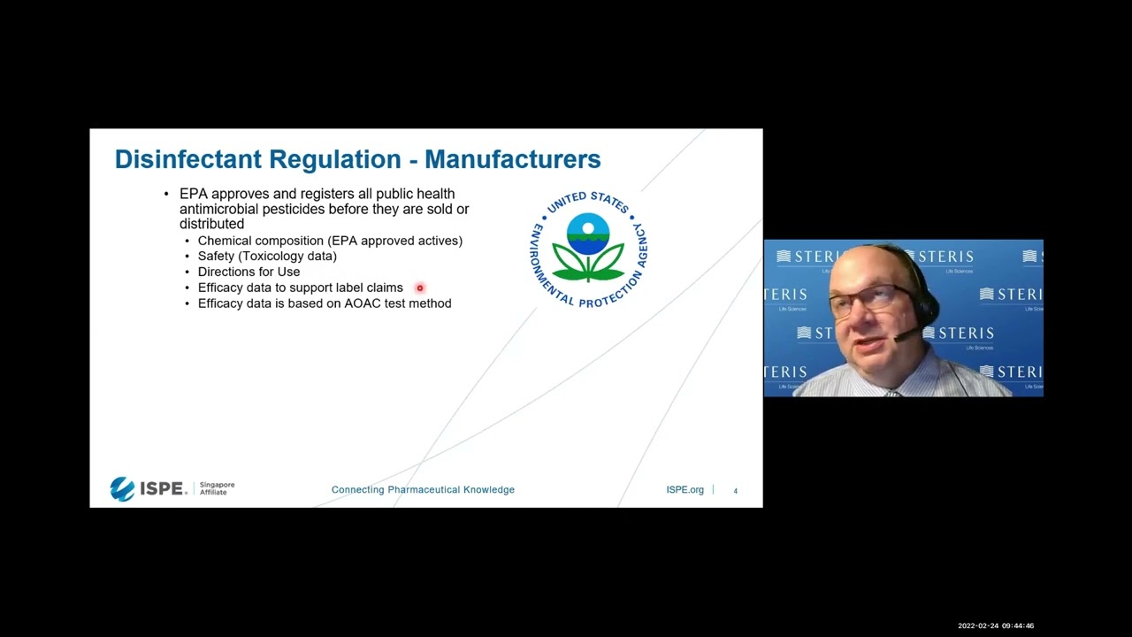 STERIS WORKSHOP   Disinfectant Validation and Efficacy Testing