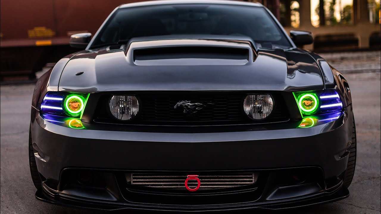 How To: Custom 13/14 Headlights Install On A 2012 Mustang! Headlights by @ps_lighting_solutions