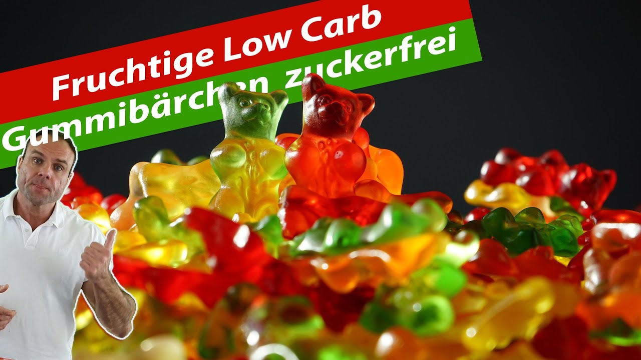 Gummibärchen Low Carb Weingummi ganz einfach selber machen in nur 2 Minuten
