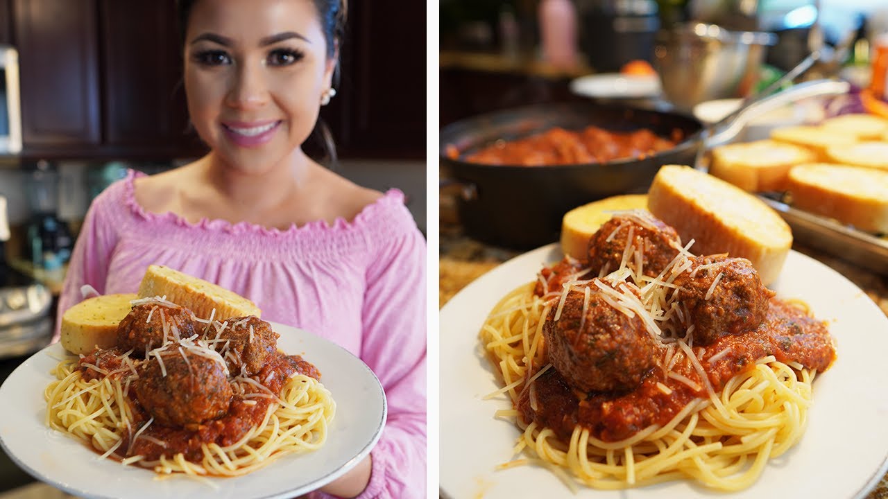 HOW TO MAKE SPAGHETTI AND MEATBALLS WITH HOMEMADE MARINARA SAUCE