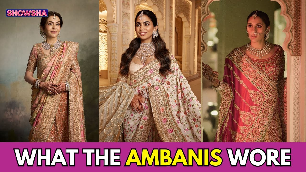 Nita Ambani Gives Off Queen Vibes; Shloka Rewears Wedding Dress, Isha Ambani Stuns | Ambani Wedding