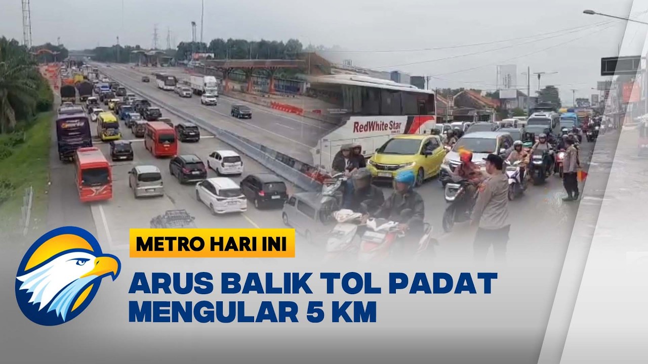 Arus Balik Tol Trans Jawa Padat Merayap - [Metro Hari Ini]